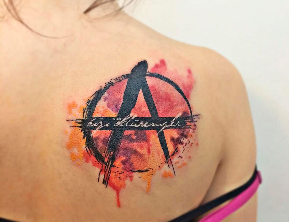 Татуировка анархия (73 фото)
