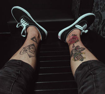 Татуировки на икре