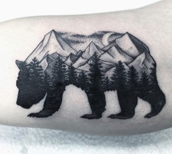 Татуировки с изображением медведя