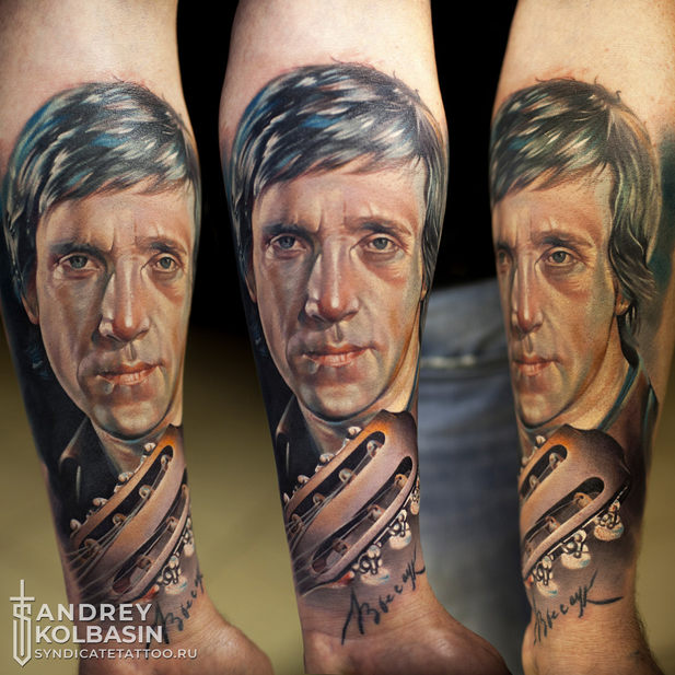 тату в стиле realism, colortattoo, мастер Андрей Колбасин