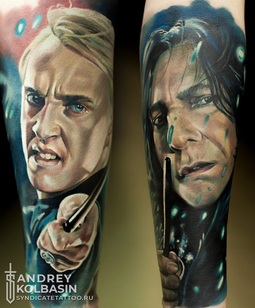 тату в стиле realism, colortattoo, мастер Андрей Колбасин