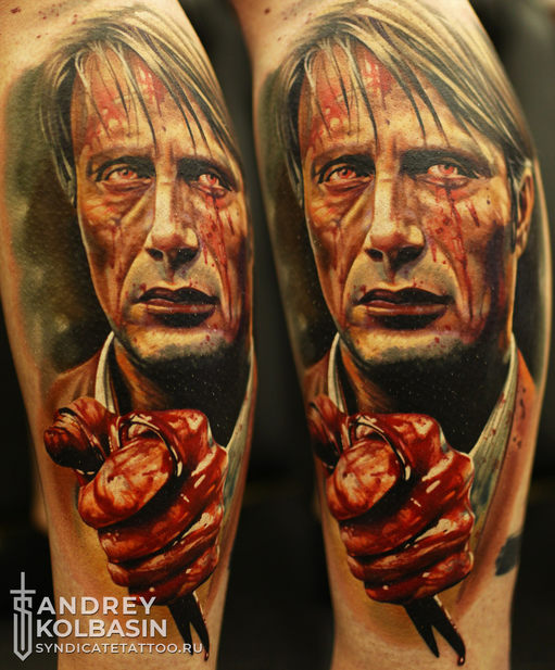 тату в стиле realism, colortattoo, мастер Андрей Колбасин