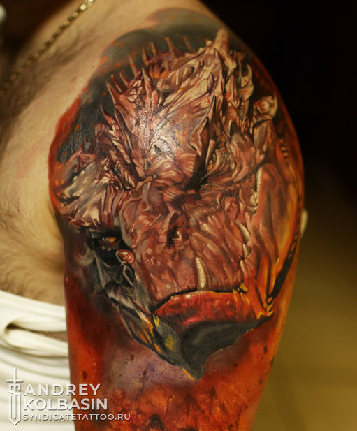 тату в стиле realism, colortattoo, мастер Андрей Колбасин