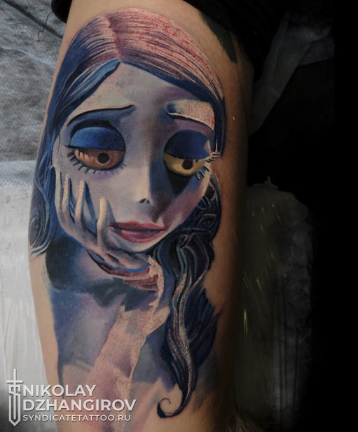 тату в стиле colortattoo, мастер Николай Джангиров